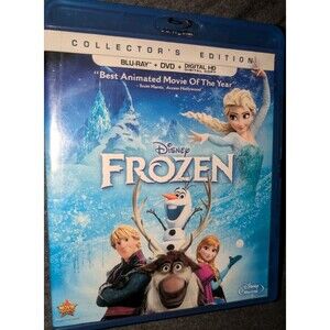 Disney's Frozen Collectors Edition Just Blu-ray No Digital Copy/DVD Fast Ship
